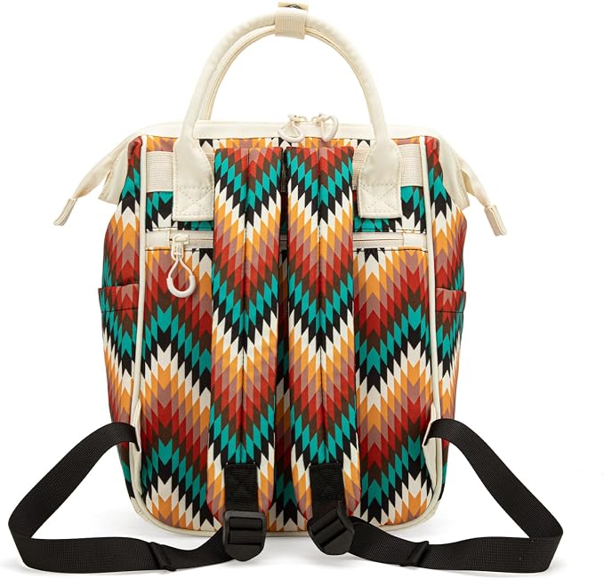 Montana West Wrangler Aztec Callie Diaper Bag Backpack with Stroller Straps Multifunction Baby Travel Bag WG2211-9110TN - Image 5