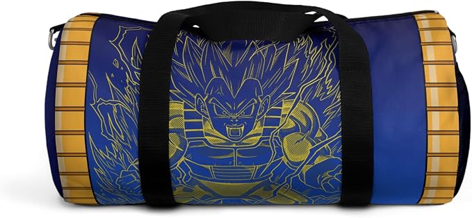 Anime Gym Bag for Women Men - Large Capacity Waterproof Workout Fitness Travel Sports Bags Fashion Street Camping Expandable Carry On Duffle Bag For Couple (Blue Vgta) PTY - Image 7