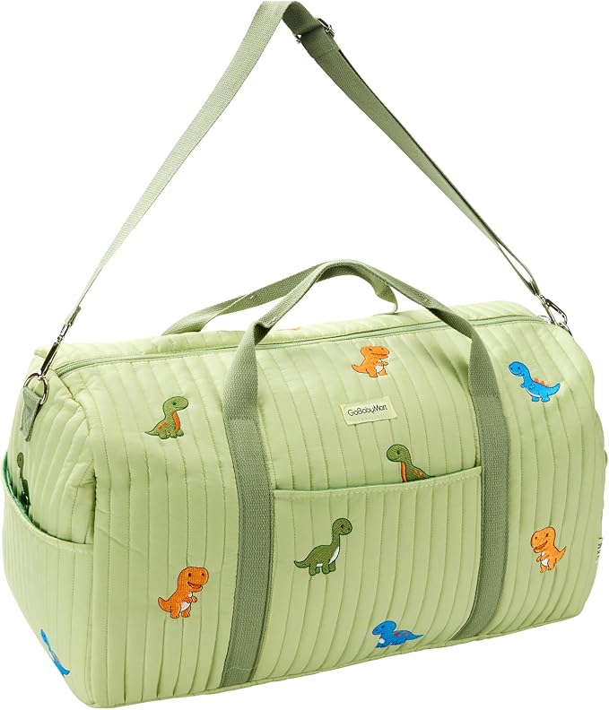 Women’s Travel Duffel Bag – Large Weekender & Overnight Travel Bag with Wet Pocket, Carry-On Friendly, Ideal as Hospital or Maternity Bag for Labor and Delivery by GoBabyMart