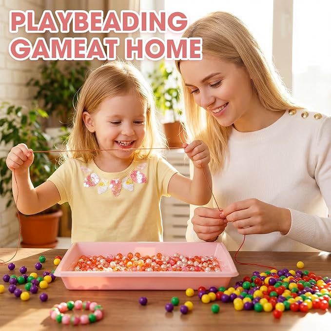 Maitys 15 Pcs Activity Plastic Art Trays 14.57 x 10.63 x 1.77 Inch Large Crafts Organizer Serving Storage Tray for Kids School Classroom DIY Project Painting Home Organizing Supply (Pastel) - Image 7