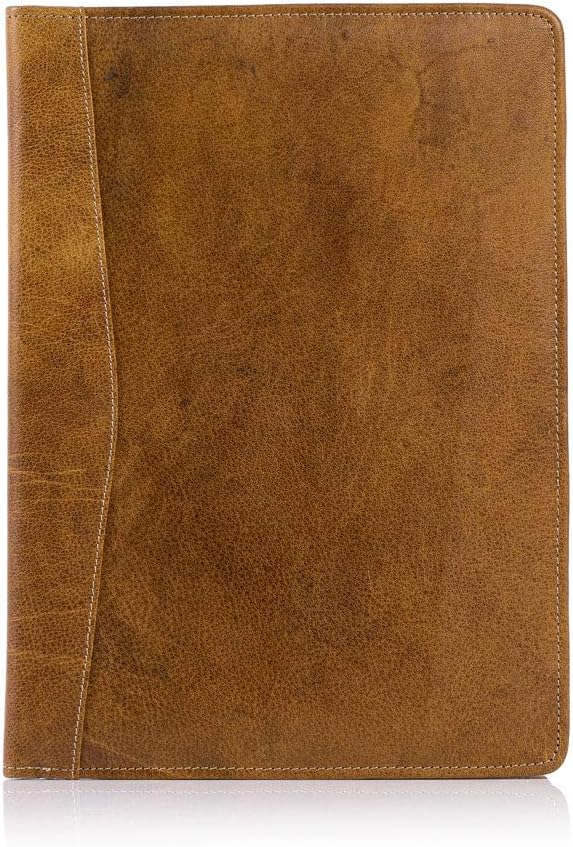 Leather Business Portfolio Business Personal Organiser Folder Full Grain Leather padfolio by KomalC - Image 2