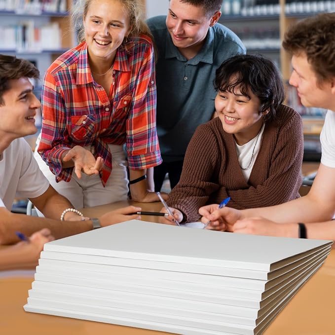 10 Pack Art Portfolio Folders Stores Flat Files Large Corrugated File Folder for Vertical Flat Storage for Artwork Blueprints Plans Drawings Construction Poster(30 x 42 Inch) - Image 5