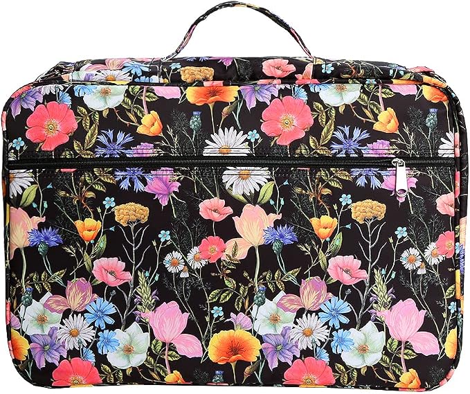 Lbxgap 480 Slots Colored Pencil Case w/Handle & Shoulder Strap | Large MultiLayer Watercolor Pen Bag w/Zipper Front Pocket for 480 Colored Pencils/320 Gel Pens to Artists, Painters - Image 4