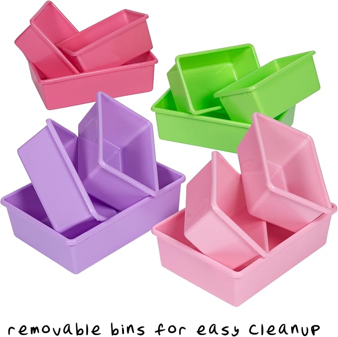 HoneyCanDo Kids Toy Storage Organizer With Bins, Pastel - Image 4