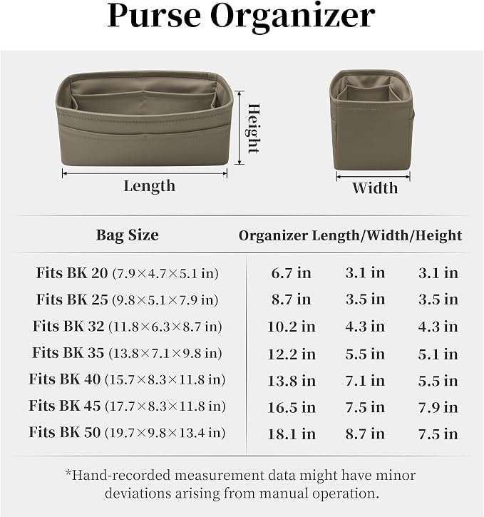 Satin Purse Organizer for Birkin 25, Etoupe grey | Sellier Style, Tailored Fit, Multiple Pockets, Lightweight Satin, Ideal for Travel, Shopping, and Daily Use - Image 8