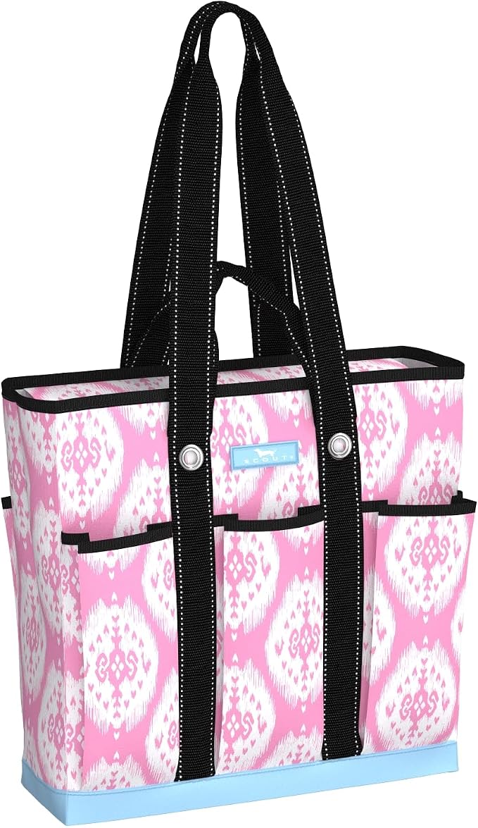 SCOUT Rocket Pocket Tote - Multi-use, zips shut | 7-Pockets, Folds flat for easy storage, Two Straps. The perfect versatile travel tote for busy nurses, teachers, and moms. by SCOUT