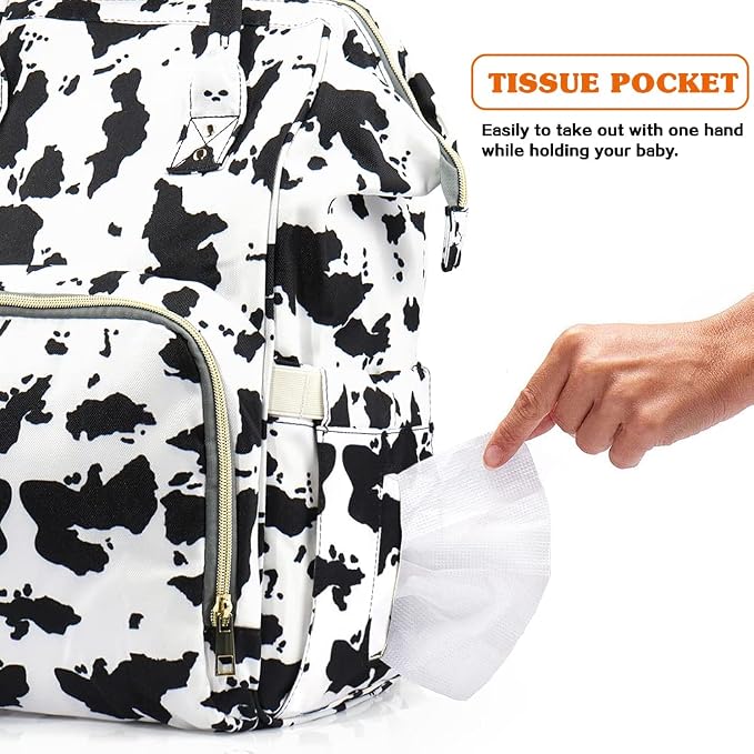 Diaper Bag Backpack for Mom & Dad, Multifunction Waterproof Baby Changing Bags, Large Nappy Bag Backpack - Image 5
