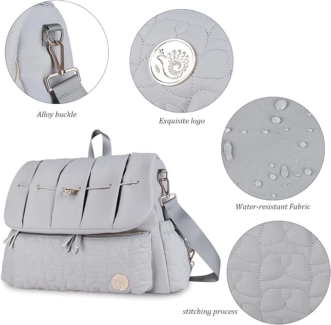 Baby Diaper Bag Backpack - Large Size Multifunction Travel Back Pack for Mom - Image 2