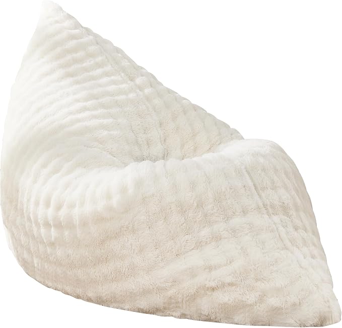 Hobestluk Adult Bean Bag Chair 3 in 1 Convertible Large Bean Bag Sofa | Bubble White,Machine Washable,Removable Cover,Easy Convert And Install, Oversied Floor Bed,For Livingroom Bedroom - Image 8