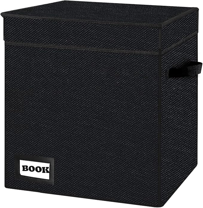 Collection Comic Book Storage Boxes, Protector Organizer 11.8" X 9.8" X 7.8" Collapsible Short Box Holds 160-180 Comic Book Heavy Duty Bin Container Holder Shelf by YNSZAS