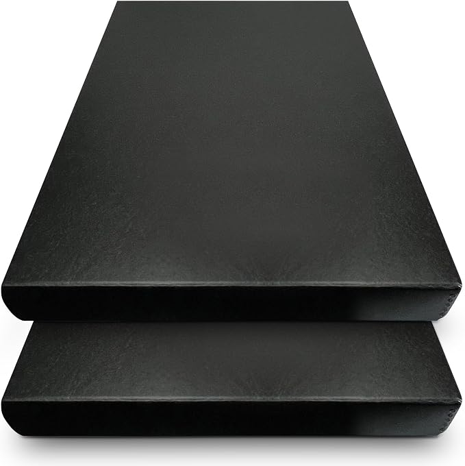Golden State Art, Clamshell Archival Storage Box 18x24, Black, Pack of 2 | Acid-Free Photo Box with Metal Edge Corner, Preserve And Store Paper Documents Cards Prints Arts and Crafts DIY Projects by GoldenStateArt