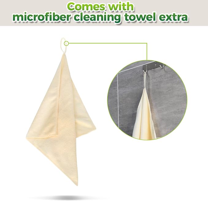 Cleaning Caddy Organizer with Handle - Large Caddy Bag for House & Bathroom Cleaning Supplies, 15 x 8 x 10.5 inches Cleaning Supply Caddy, Housekeeping Tote with Adjustable Strap - Beige - Image 7
