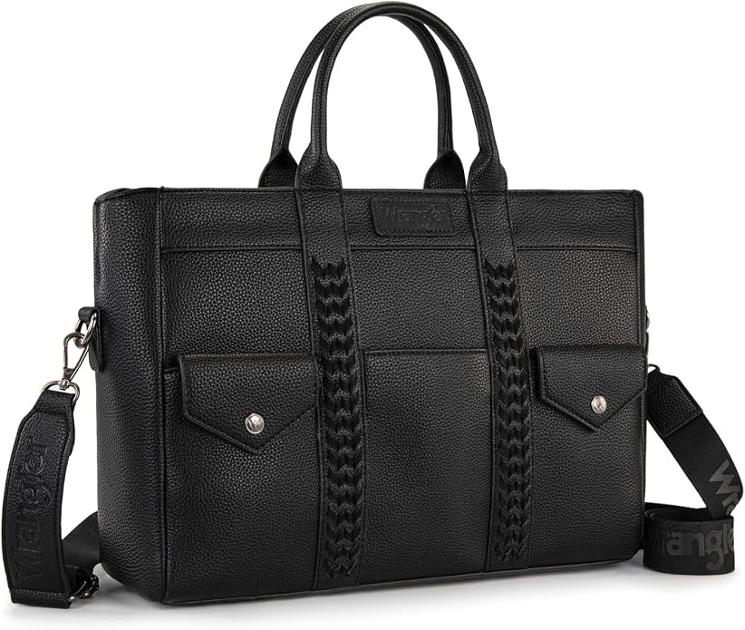 Wrangler Work Tote Bag for Men and Women Business Teacher Bag Large Capacity Briefcase Handbag with Adjustable Strap by THEOFFICIALMONTANAWEST