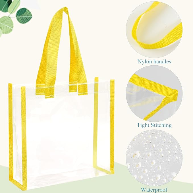 Eccliy Clear Tote Bag Stadium Approved with Handles - Image 5