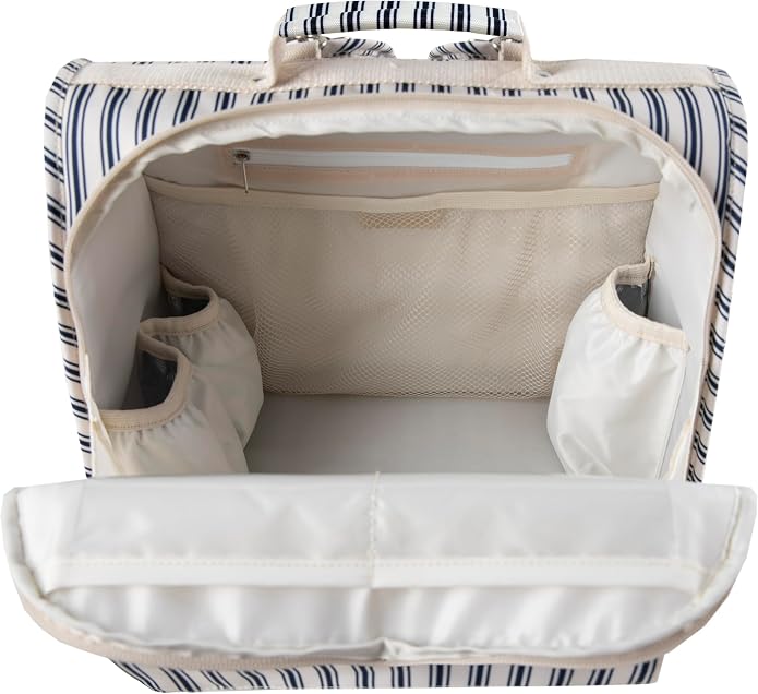ALLCAMP Diaper Backpack, Waterproof Large Capacity Baby Bag, Multi-Function Nappy Bag with Stroller Hooks, Convertible Tote - Image 7