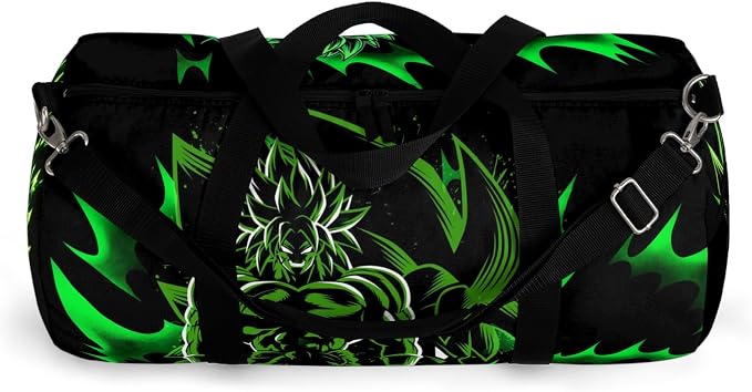 Anime Gym Bag for Women Men - Large Capacity Waterproof Workout Fitness Travel Sports Bags Fashion Street Camping Expandable Carry On Duffle Bag For Couple (Green DBZ) PTY - Image 7