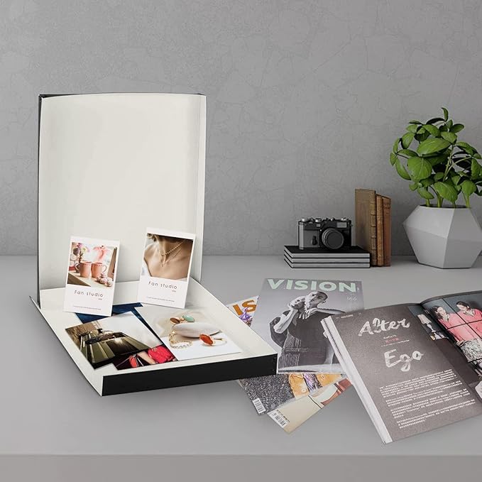 Lineco Drop Front Archival Storage Box, 11.75x15.25x1.5 in, Black, 2 Pack | Acid-Free with Metal Edge, Preserves Picture Longevity, Organize Photos, Newspapers, Prints, Documents, Crafts, DIY - Image 8