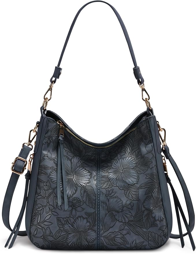 Hobo Crossbody Bag for Women, Designer Shoulder Purse Handbags by Realer
