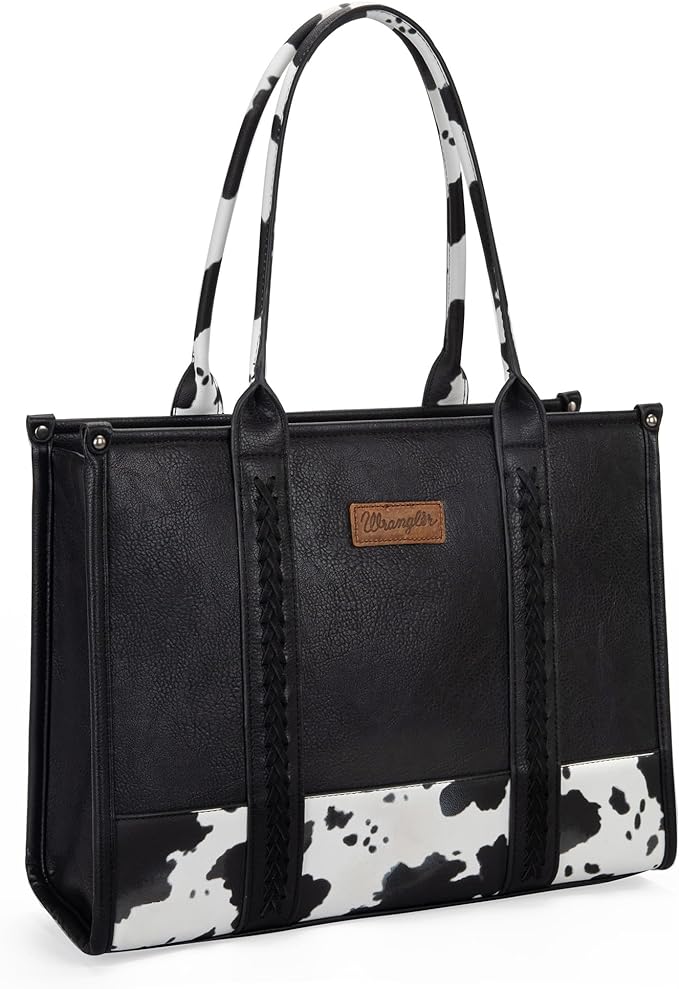 Montana West × Wrangler Tote Bag for Women Western Cow Print Purse Designer Top Handle Handbags by THEOFFICIALMONTANAWEST