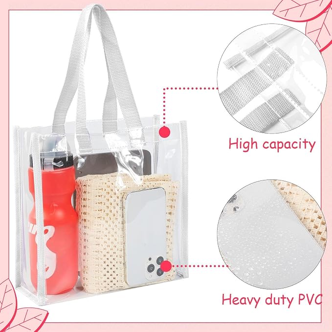 Eccliy Clear Tote Bag Stadium Approved with Handles - Image 6