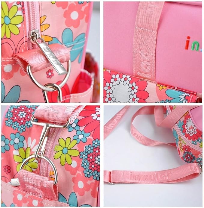 Kamay's Mummy Shoulder Bag Diaper Bag Chic Nappy Changing Bag Tote/Messenger Style Large with Changing Mat, Adjustable Straps - Image 6