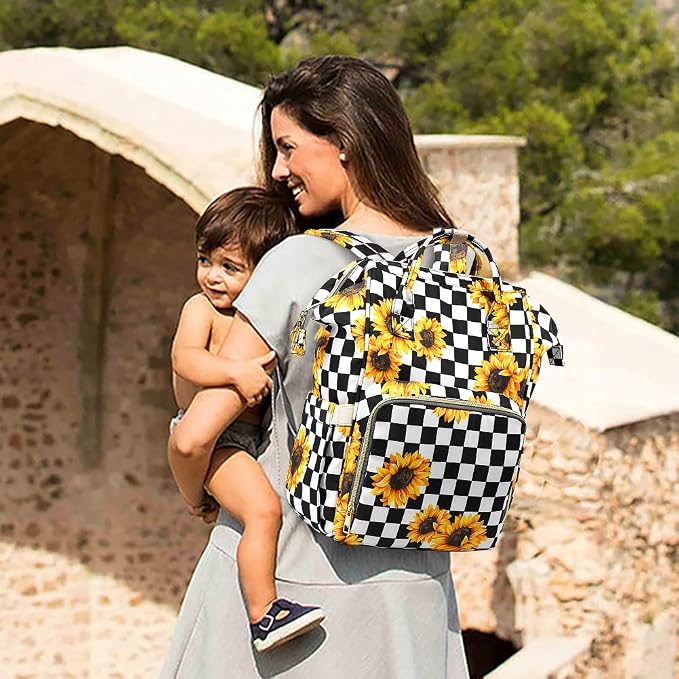 Diaper Bag Backpack for Mom & Dad, Multifunction Waterproof Baby Changing Bags, Large Nappy Bag Backpack - Image 8