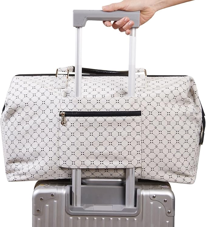 SUNVENO Mommy Bag, Large Hospital Bag with Changing Pad, Organizer Pouches & Luggage Sleeve for Travel & Diaper Essentials - Image 9