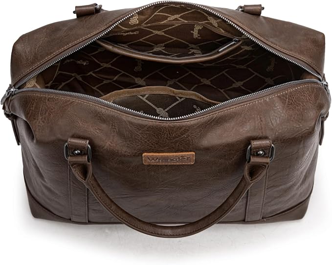 Wrangler Duffel Bag Large Travel Weekender Bag for Women Waterproof Carry on Overnight Bag for Gym,Trips,Weekends,Coffee - Image 5