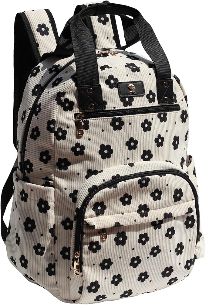 Diaper Bag Backpack Corduroy Multifunction Baby Fashion Travel Pack office Laptop Bag by ESVAN