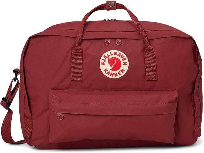Fjallraven Kanken Weekender Bag, Large Travel Tote and Duffel for Overnight and Everyday Carry, Ox Red by Unknown