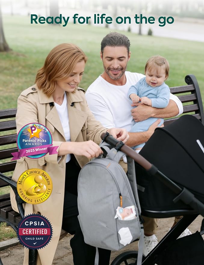 Babelio Grid Wizard Diaper Bag Backpack - Image 8