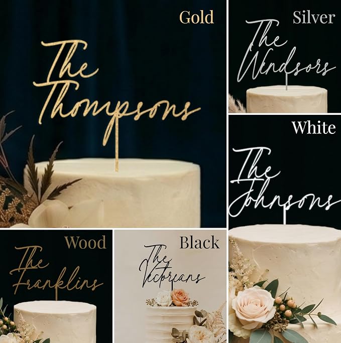 Personalized Last Name Guest Book, Unique Guest Book Sign, Custom Alternative Guest Book, Wooden Guest Book, Wedding Ceremony Guestbook Sign (Design 6) - Image 6