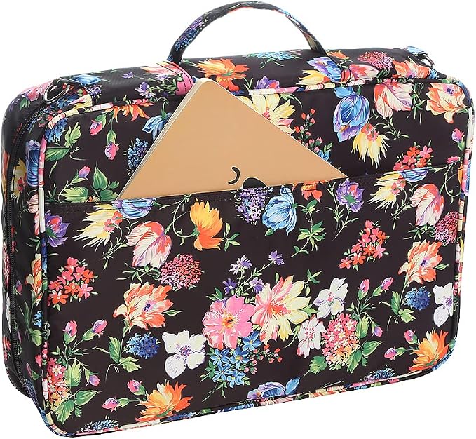 Lbxgap 480 Slots Colored Pencil Case w/Handle & Shoulder Strap | Large MultiLayer Watercolor Pen Bag w/Zipper Front Pocket for 480 Colored Pencils/320 Gel Pens to Artists, Painters - Image 2