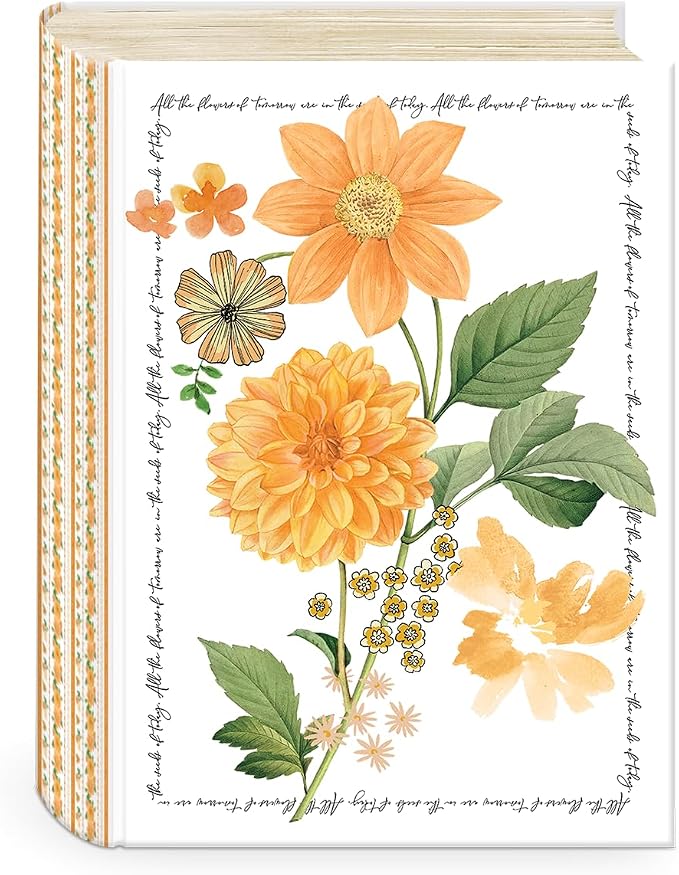 Punch Studio Decorative Storage Boxes with Lids | Nested Book Style Set of 3 Coated Cardboard Keepsake Box for Photos Documents Gifts Home Organization, 11” x 13.5” – Notable Florals - Image 7
