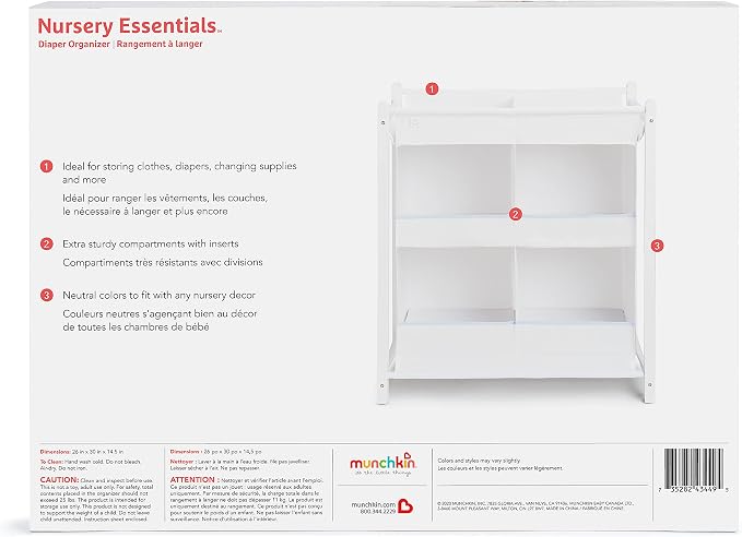 Munchkin® Nursery Essentials™ Diaper Organizer - Image 5