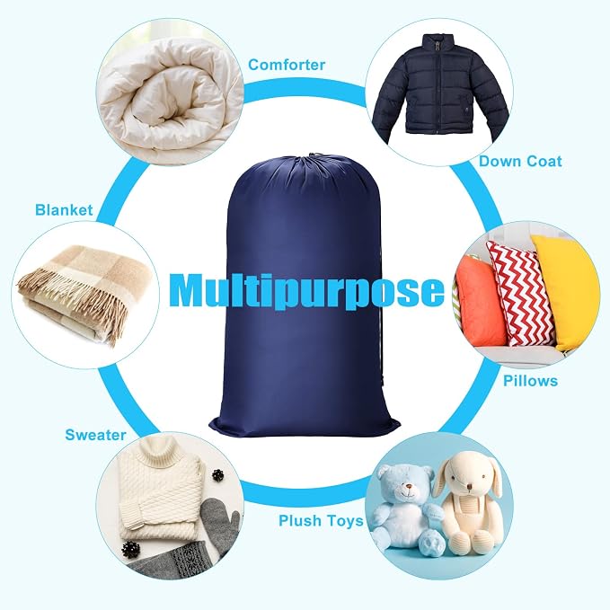 Sanwuta 80 Pcs Large Laundry Bags Bulk,Multicolor | 38" x 24" Travel Laundry Bags for Clothe, Washable Heavy Duty Bag, Camping College Apartment - Image 6