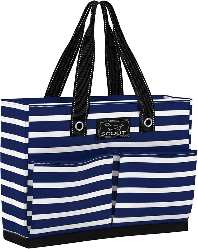 SCOUT Uptown Girl Multi-Pocket Tote Bag, Breakaway Zipper | A multi-use tote bag for women. The perfect everyday organizer for busy nurses, teachers, and moms. 5 Pockets, folds flat by SCOUT