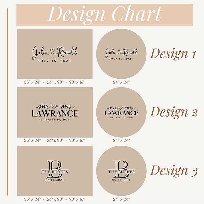Personalized Wedding Guest Book Alternative with Couple's Names & Date, 5 Colors, 4 Sizes, Rustic Wedding Decorations, Includes Signing Marker, D1 - Image 6