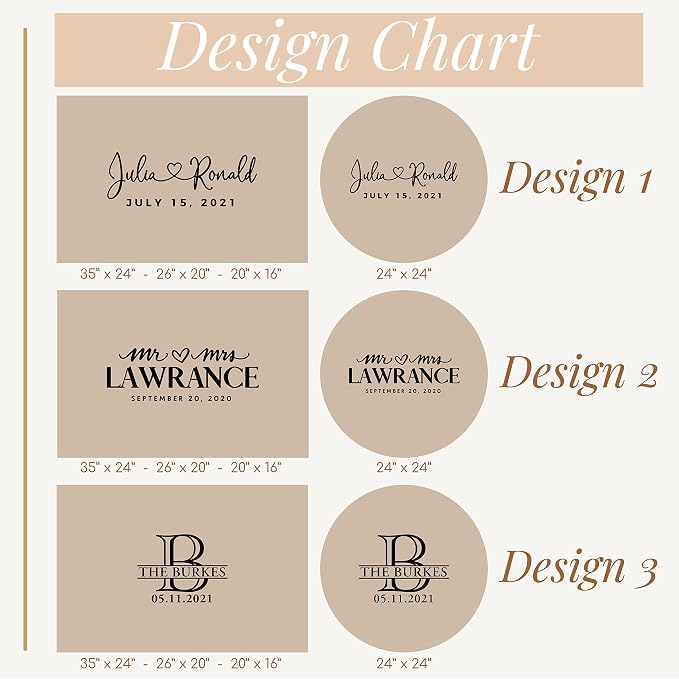 Personalized Wedding Guest Book Alternative with Last Name & Date, 5 Colors, 4 Sizes, Rustic Wedding Decorations, Includes Signing Marker, D2 - Image 8