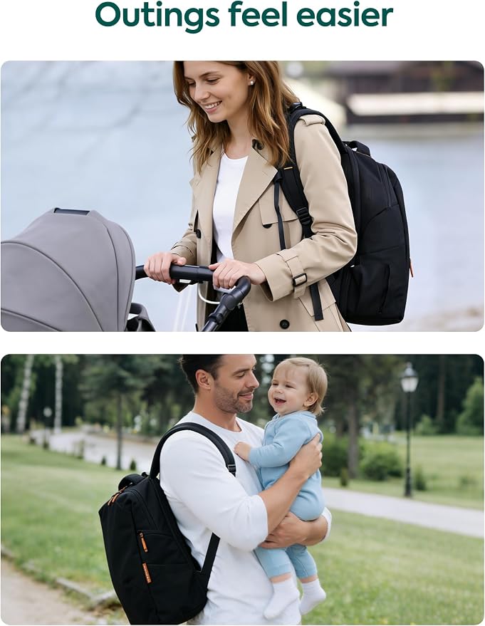 Babelio Grid Wizard Diaper Bag Backpack - Image 7