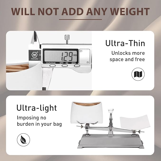 Brooklyn 28 Bag Insert, Purse Organizer Insert for Coach, White Maple | Waterproof Dupontpaper For Coach Brooklyn Shoulder Bag 28, Lightweight, 5 Compartments Zipper Pocket, Elastic Holders - Image 8