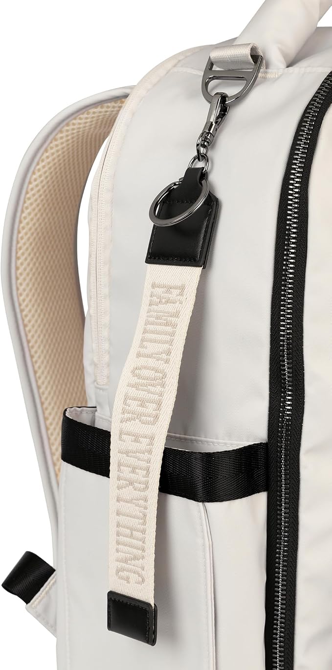 JuJuBe x Witney Carson - New Classic Diaper Bag Backpack with Portable Changing Pad, Stroller Straps, Large Travel Backpack, Carrying Baby Bottles, Wipes, Diapers, Cloud, Mothers Day Gift - Image 2