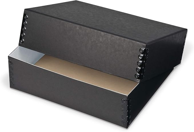 Gaylord Archival Black Deep Lid Print/Photo Preservation Box - 9 1/2W x 12 1/2L x 3" H by GaylordArchival