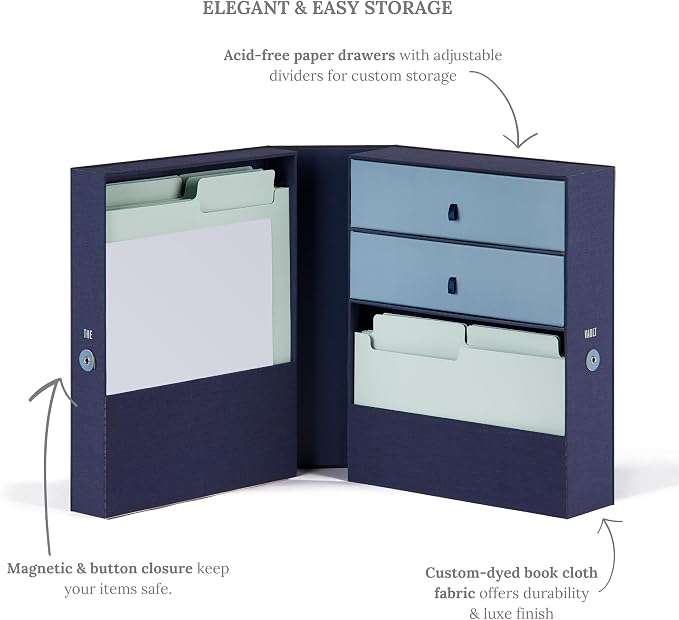 Personalizable Life Essentials & Graduate Keepsake Organizer | Keep High School and College Graduation Memorabilia Organized and Safe in One Convenient Home with this Gift for Students and Grads - Image 3