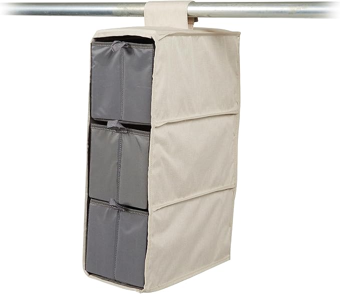 Covermates Hanging Shoe Organizer Set, 7" W x 13.5" D x 20.75" H | durable polyester construction, removable trays, 3-year warranty by Covermates