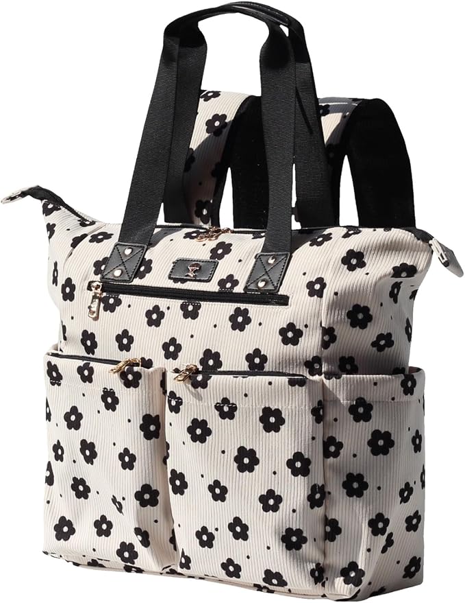 Diaper Tote Bag Totepack Backpack 2 in 1 for Women Multifunctional Large Capacity with Insulated Pockets Travel | Multifunctional by ESVAN