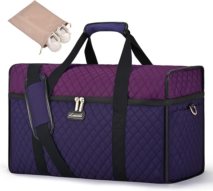 LOVEVOOK Travel Duffle Bag - Weekender & Overnight Bag with Toiletry & Wet Pocket, Carry-On Size, 3pc Set by LOVEVOOK