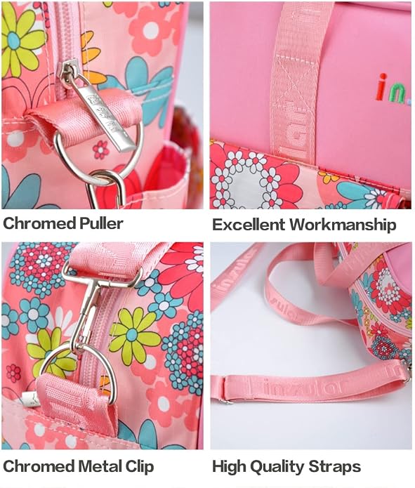 Kamay's Mummy Shoulder Bag Diaper Bag Chic Nappy Changing Bag Tote/Messenger Style Large with Changing Mat, Adjustable Straps - Image 7