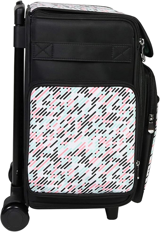 Everything Mary Collapsible Rolling Craft Bag, Pill - Wheeled Scrapbook Tote for Scrapbooking & Art - Travel Organizer Storage Bin for Paper, Glue, Tape - Roller Cart for Teachers & Medical - Image 8