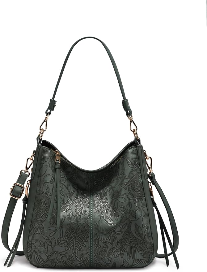 Hobo Crossbody Bag for Women, Designer Shoulder Purse Handbags by Realer